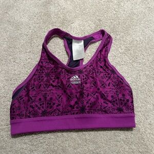 Adidas Vibrant Purple Activewear Top